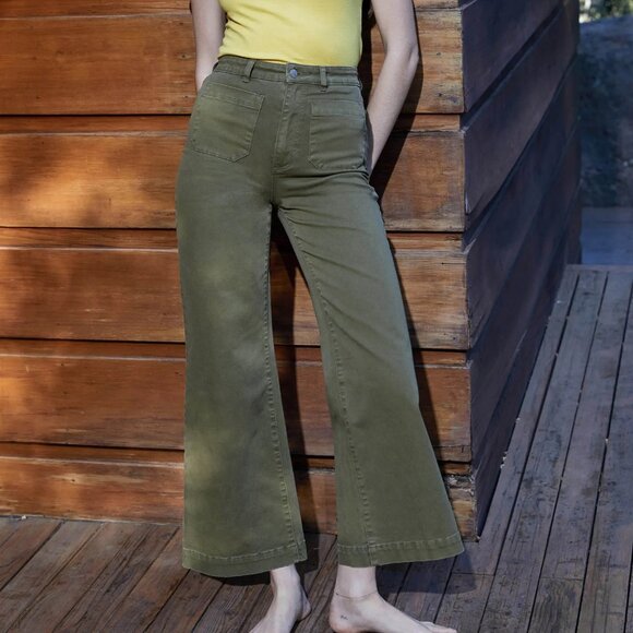 ROLLA'S Sailer Jean - Army Green NWOT Size 25 - Picture 1 of 8